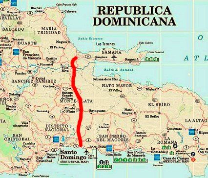 Dominican Republic Map Punta Cana Map And Several Other Cities In Dr Dominican Republic Map Dominican Republic Travel Dominican Republic Beaches