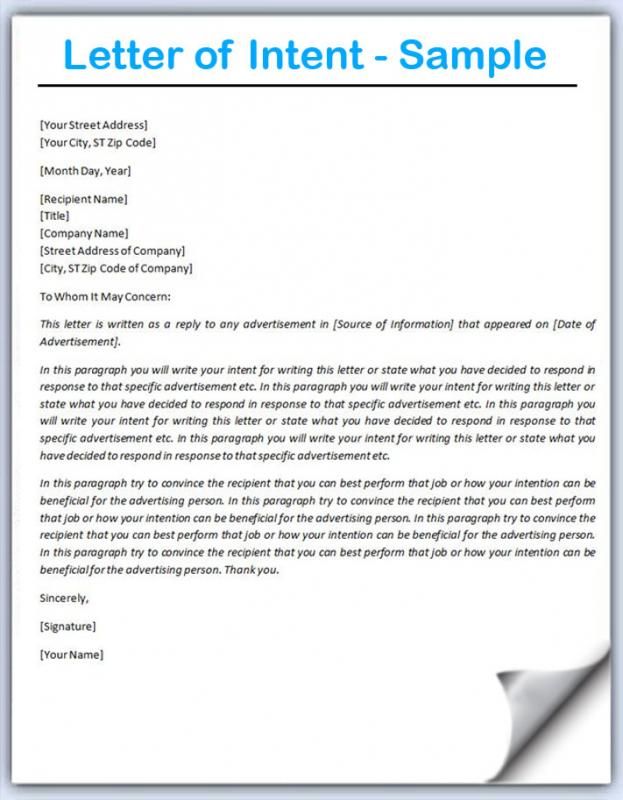 Letter Of Intent Sample Template Magnificent Letter Of Intent Example Template Pinterest Template Letter Of Intent Sample Template Custom Letter Of Intent Example Template Pinterest Template