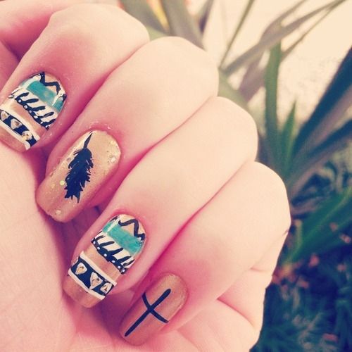45 Tribal Aztec Nail Designs Beauty :) Pinterest Aztec Nail 45 Tribal Aztec Nail Designs - 45 Tribal Aztec Nail Designs Beauty :) Pinterest Aztec Nail