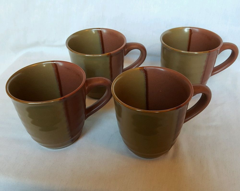 Sango Gold Dust Sienna Coffee Cup Cups Mugs 12 oz 3 3/4\ Sango Gold Dust Sienna Coffee Cup Cups Mugs 12 oz 3 3/4\