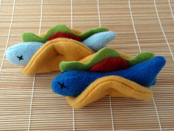 Fish Taco Catnip Toy Fish Tacos Catnip Toys Toys