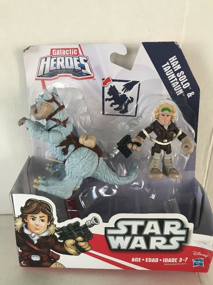 Star Wars Galactic Heroes Han Solo /& Tauntaun Hasbro