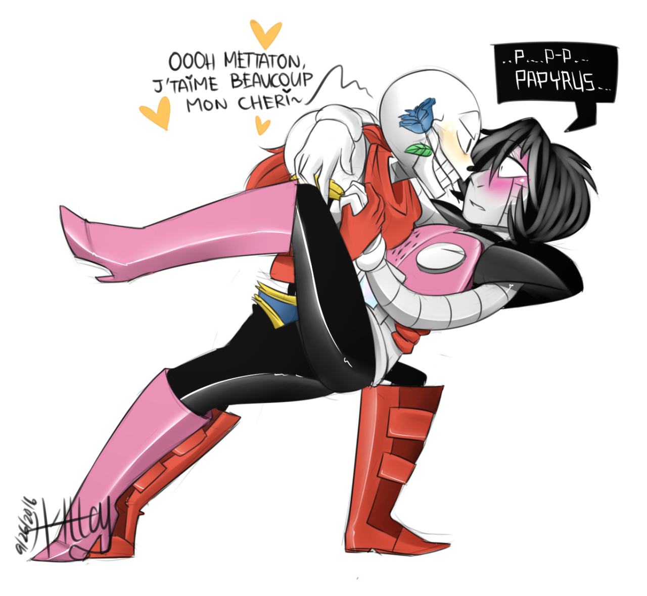 Keep Score Comic 1 3 Papyton Papyrus X Mettaton Undertale By Madhattey Tumblr Undertale Comic Undertale Funny Undertale Memes