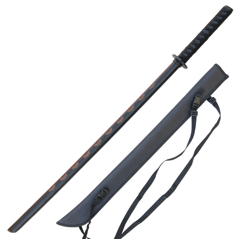 Bokken Sword Hardwood Practice Katana Black Kendo Kata Martial Arts Training