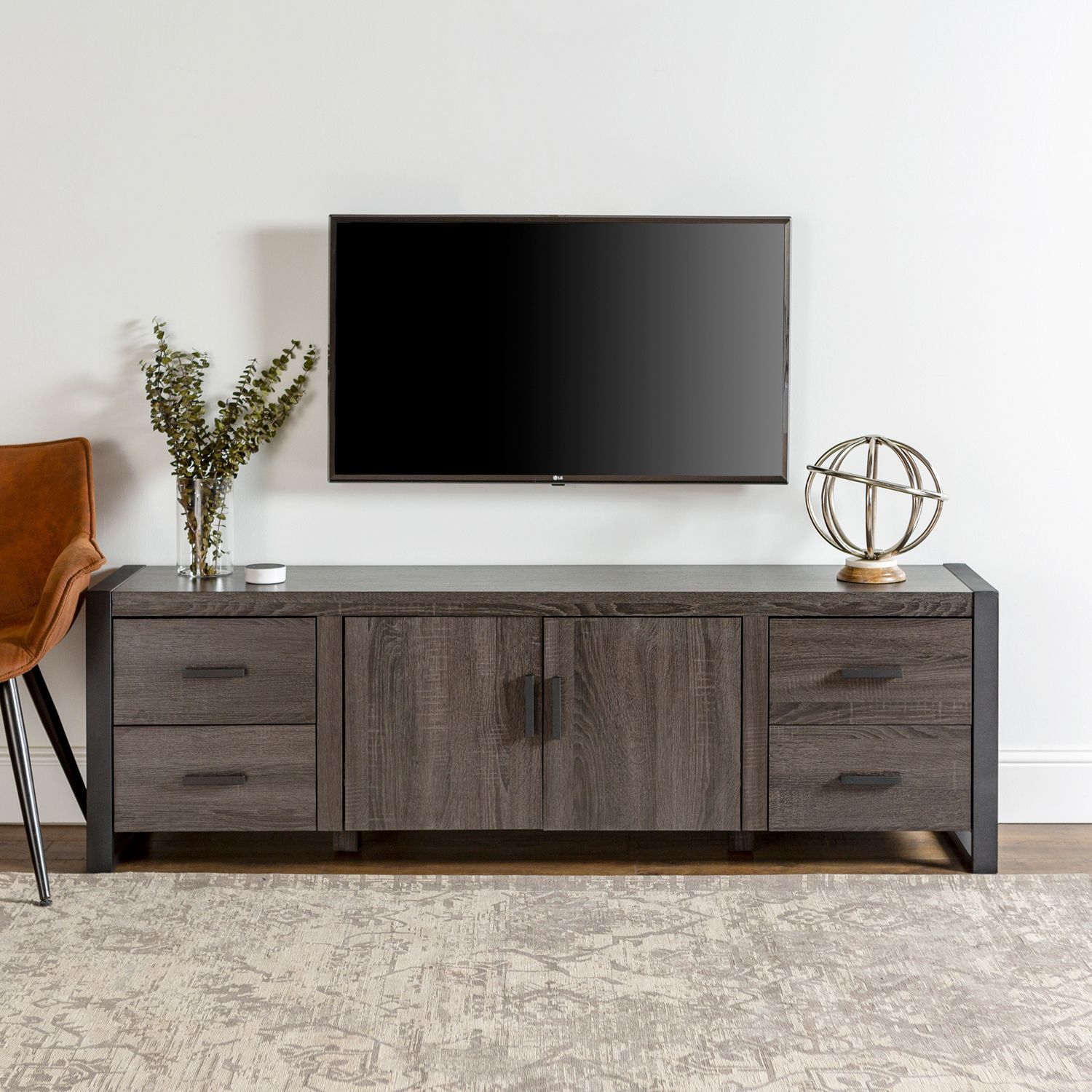 reclaimed wood tv stand 70 inch