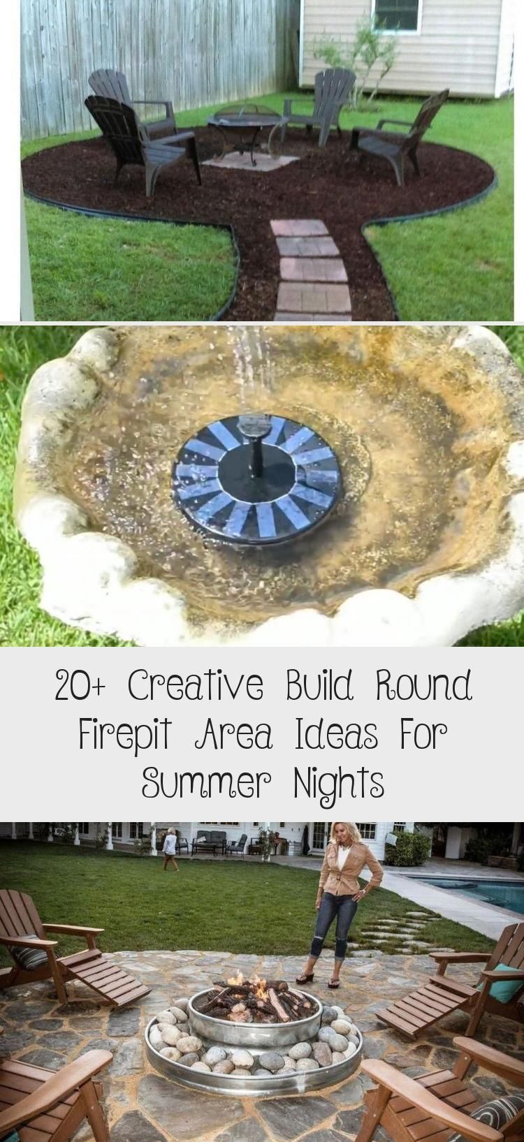 20+ Creative Build Round Firepit Area Ideas For Summer Nights - GARDEN