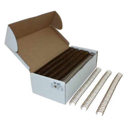 Free Shipping New Gold 1/2" 3:1 Pitch Twin Loop Wire 100pk Free Shipping New Gold 1/2" 3:1 Pitch Twin Loop Wire 100pk