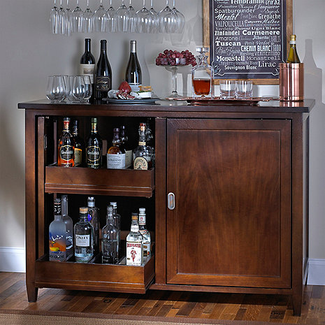 Firenze Mezzo Wine And Spirits Credenza Enthusiast Refrigerator Bar Cabinet Wine Refrigerator Bar Cabinet, Bar Cabinet With Wine Fridge