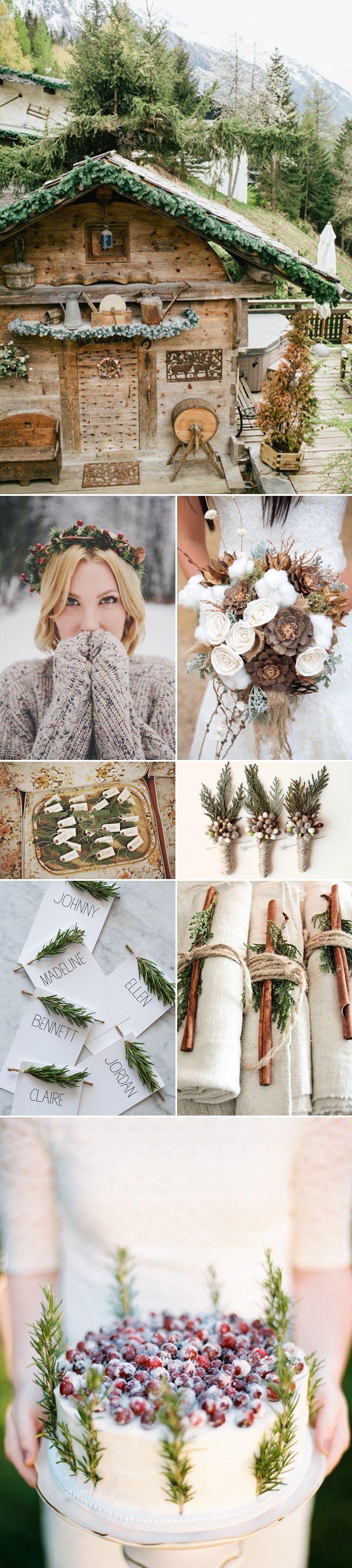 Baby, it's cold outside. Plan the perfect rustic winter wedding with these seasonal inspirations Wedding Themes, Wedding Blog, Wedding Styles, Our Wedding, Dream Wedding, Wedding Decorations, Wedding Ideas, Wedding Ceremony, Fairy Wedding