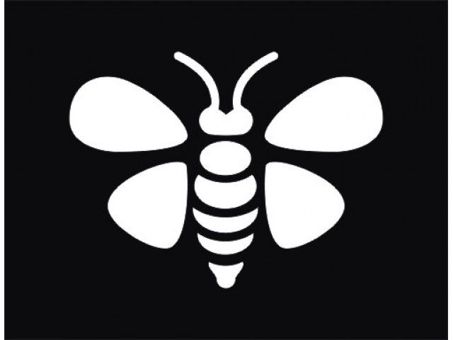 bee 01 glitter tattoo stencil glitterify me glitter ideas bee stencils free