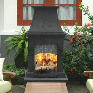 Franciscan Outdoor Wood Burning Fireplace | Fire places Wood burning and Woods