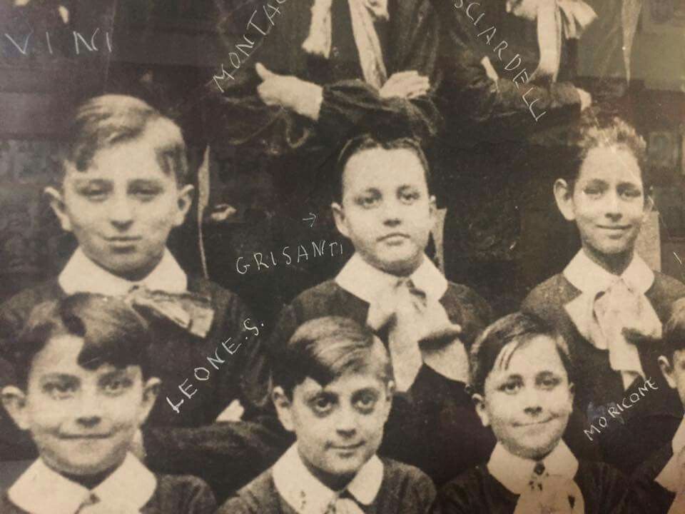 Ennio Morricone And Sergio Leone Picture Was Taken At Primary School They Knew Each Other Since Then Sergio Leone Portrait Photography