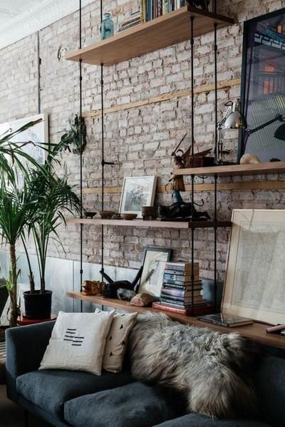 5 Ways To Perfect An Industrial Style Living Room Industrial Style Living Room, Industrial Livingroom, Shabby Chic Living Room, Living Decor, Industrial Shelving, Rustic Industrial, Industrial Furniture, Wooden Furniture, Urban Style Living Room