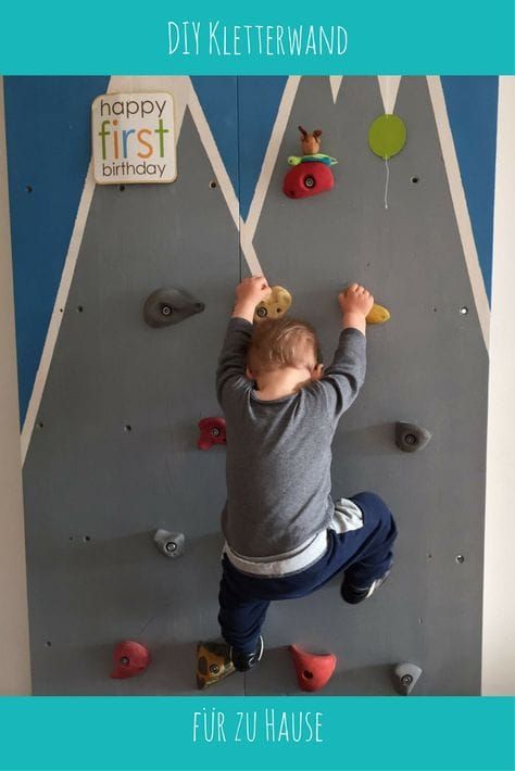 Flo’s Kletterwand #kleinkindzimmer