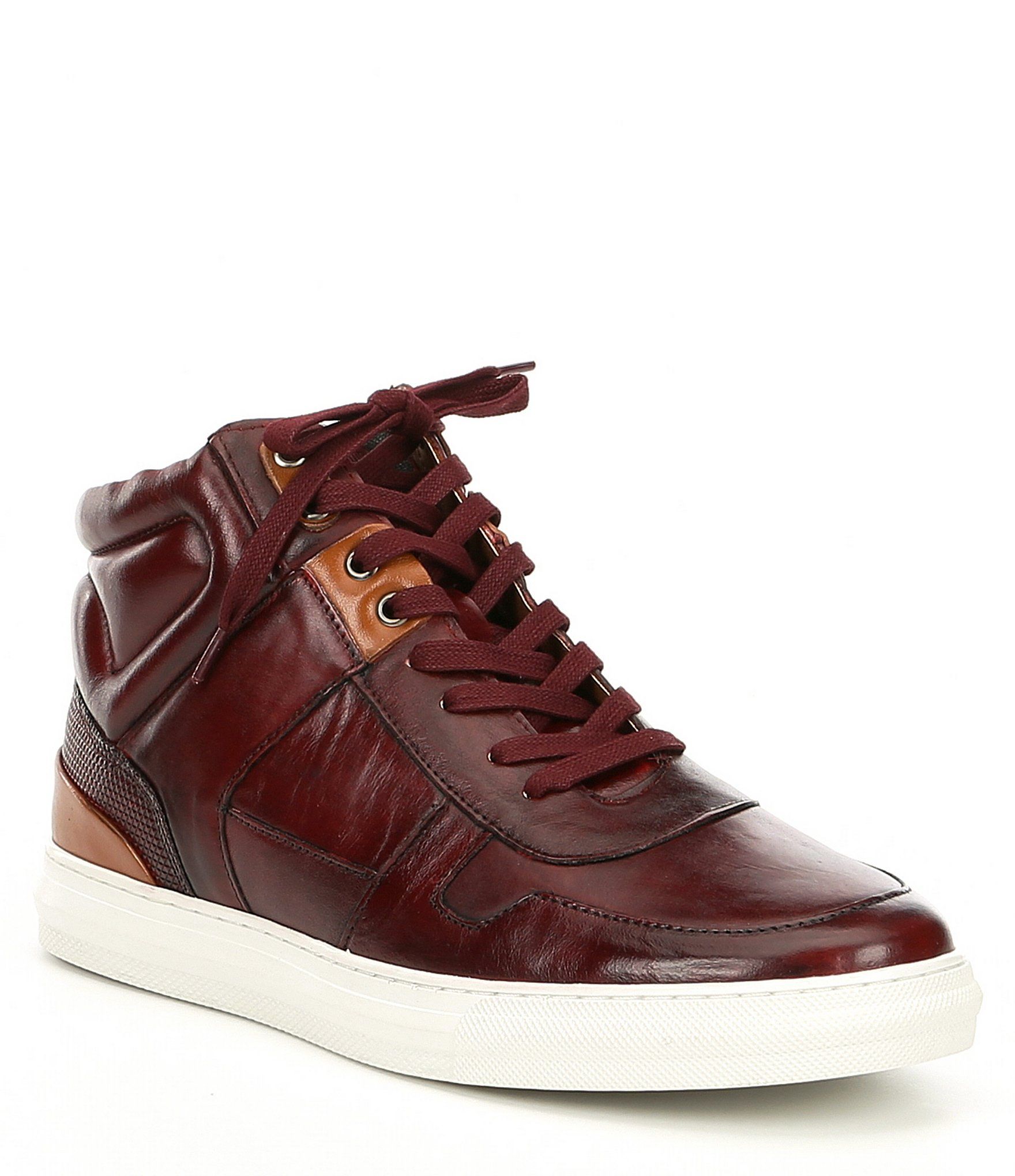 steve madden men's leather sneakers