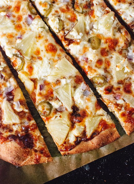 Barbecue Pineapple Jalapeño And Feta Pizza Barbecue Pineapple Jalapeño And Feta Pizza