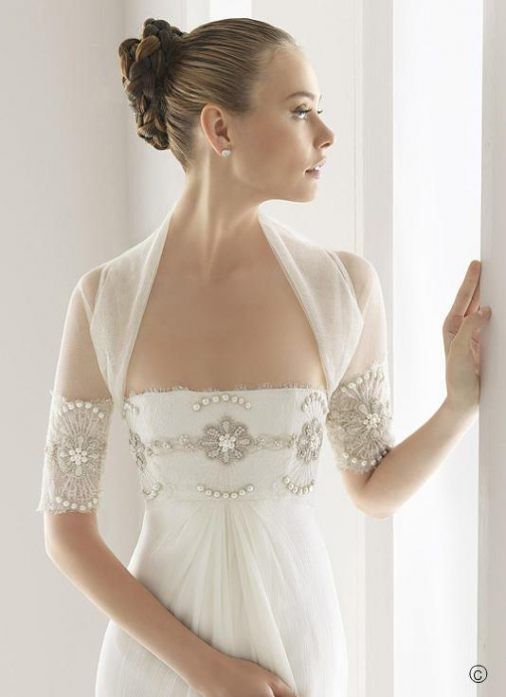 Extremely Exquisite Sleeves Simple Wedding Shawls And Wraps