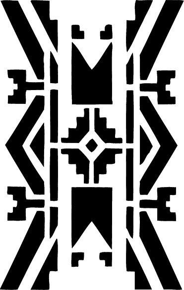 stencil native american wall border no 225 by artisticstencils america stencils