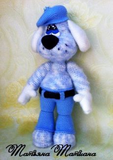 Crochet Amigurumi, Smurfs, Fictional Characters, Art, Diy Dog, Art Background, Kunst, Performing Arts, Fantasy Characters