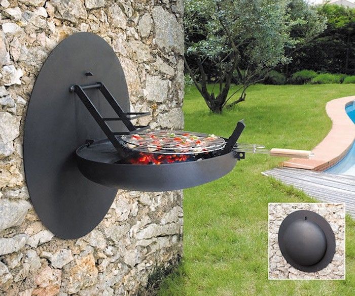 10 exemples de barbecue à fabriquer  Espace barbecue extérieur, Fauteuil  jardin, Grill diy