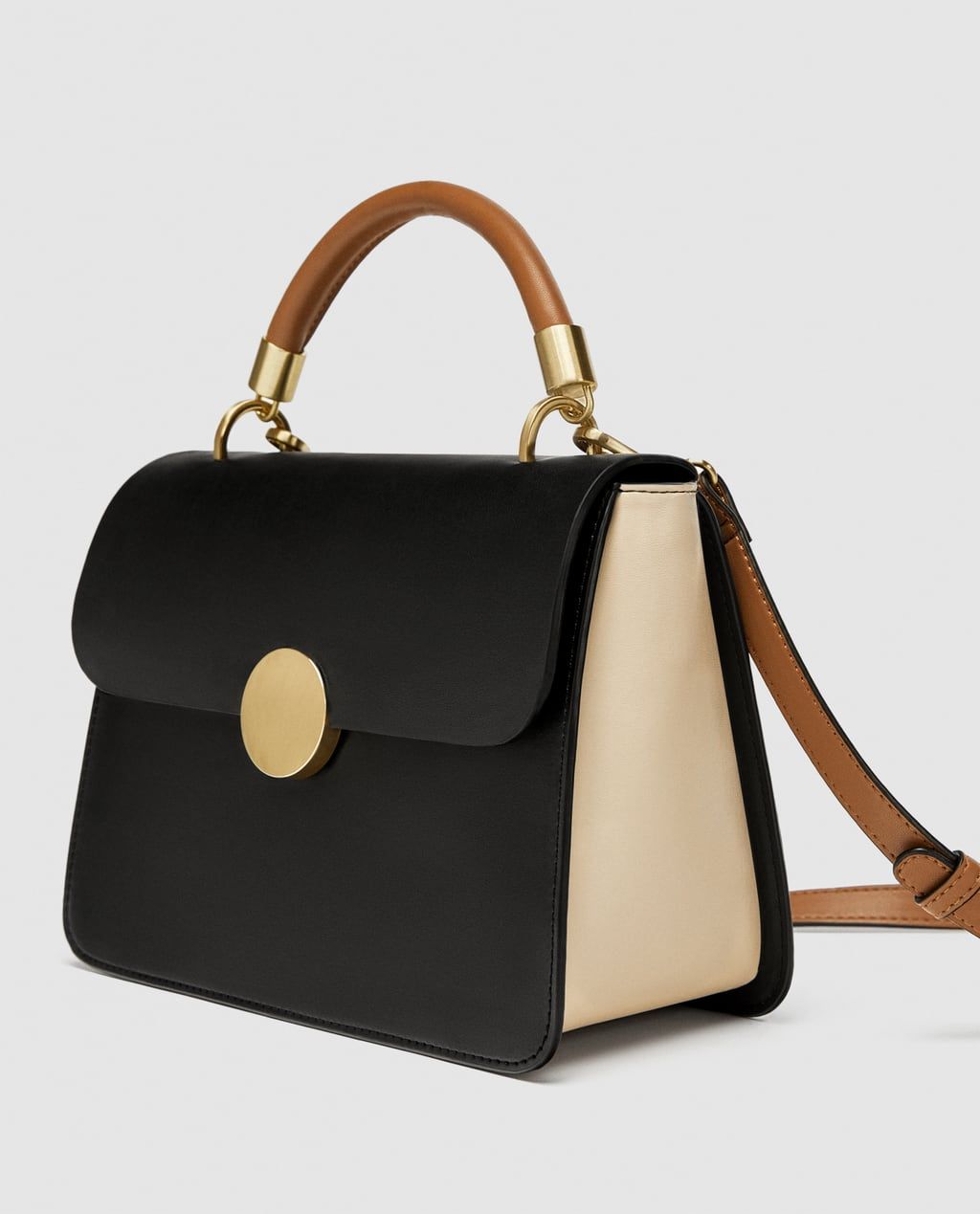 black crossbody bag with handles