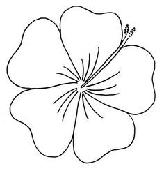 Download hibiscus flower template wood - Google Search | Patrones ...