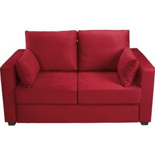 Apartment Metal Action Sofa Bed Red From Homebase Co Uk