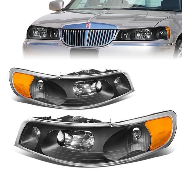 Factory Style Headlights98-02 Lincoln Town Car | Lincoln town car, Car