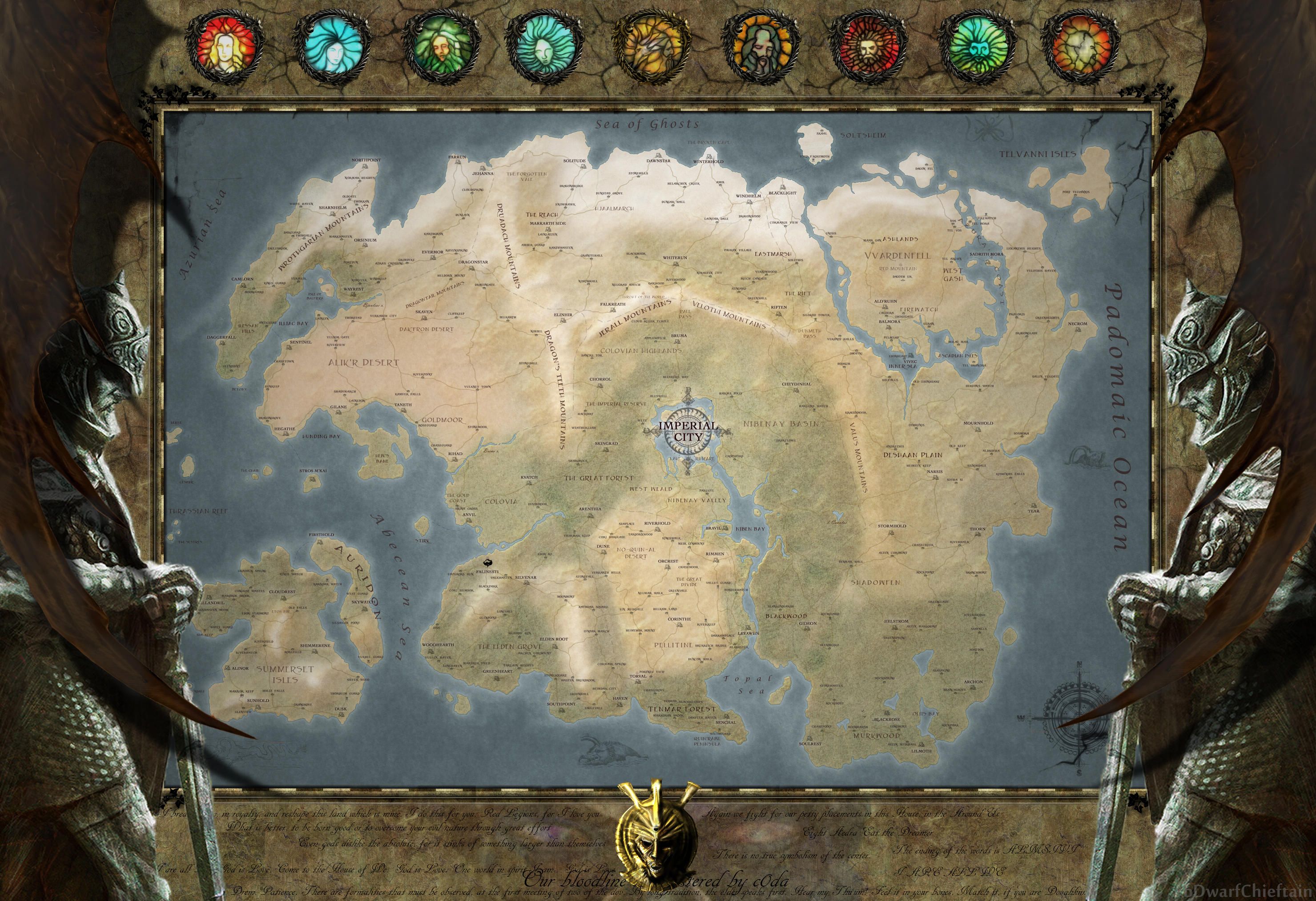 Elder Scrolls Universe Map Tamriel Map [The Elder Scrolls Universe] by MartynasB Elder scrolls