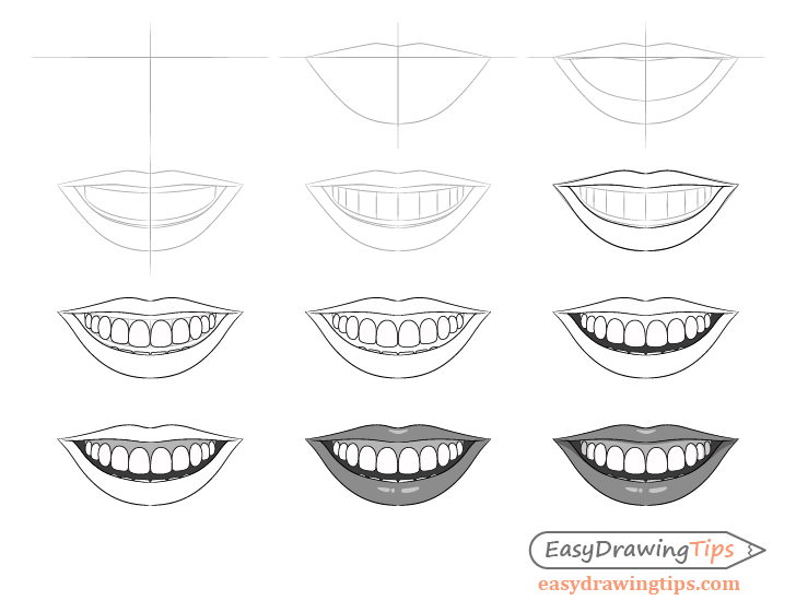 How to Draw a Smile Step by Step