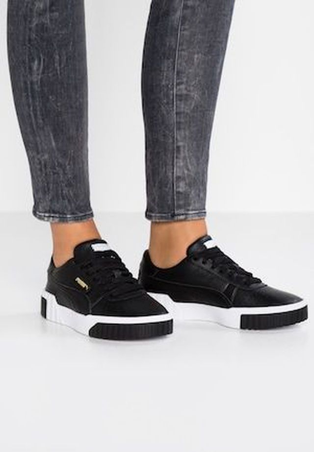 PUMA Cali Sneakers Black | Puma shoes women, Black sneakers outfit ...