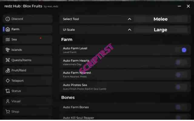 Blox Fruits Auto Farm Hack REDz Hub (2025) - Free Download