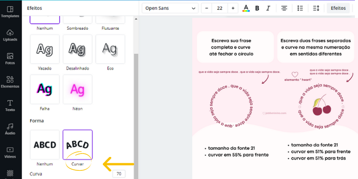 4 modelos de texto curvado no canva simples e fácil de fazer Social, Map, Design, Instagram Ideas, Christian Posters, Shop Ideas, Marketing Ideas, Social Media, Instagram Tips