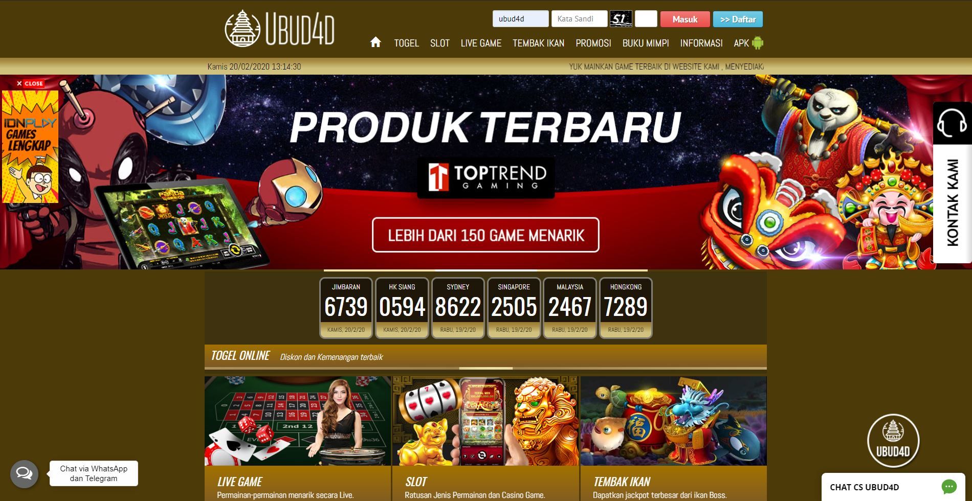 Situs Judi Slot 4d Terbaru