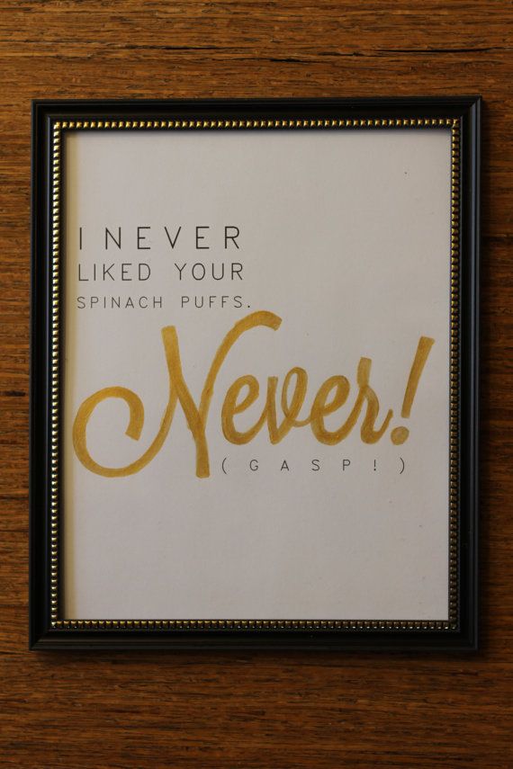 Emperor's New Groove Quote Poster Print White by EleganceAndGeek