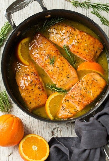 Orange Glazed Salmon Recipe with Rosemary - Cooking Classy