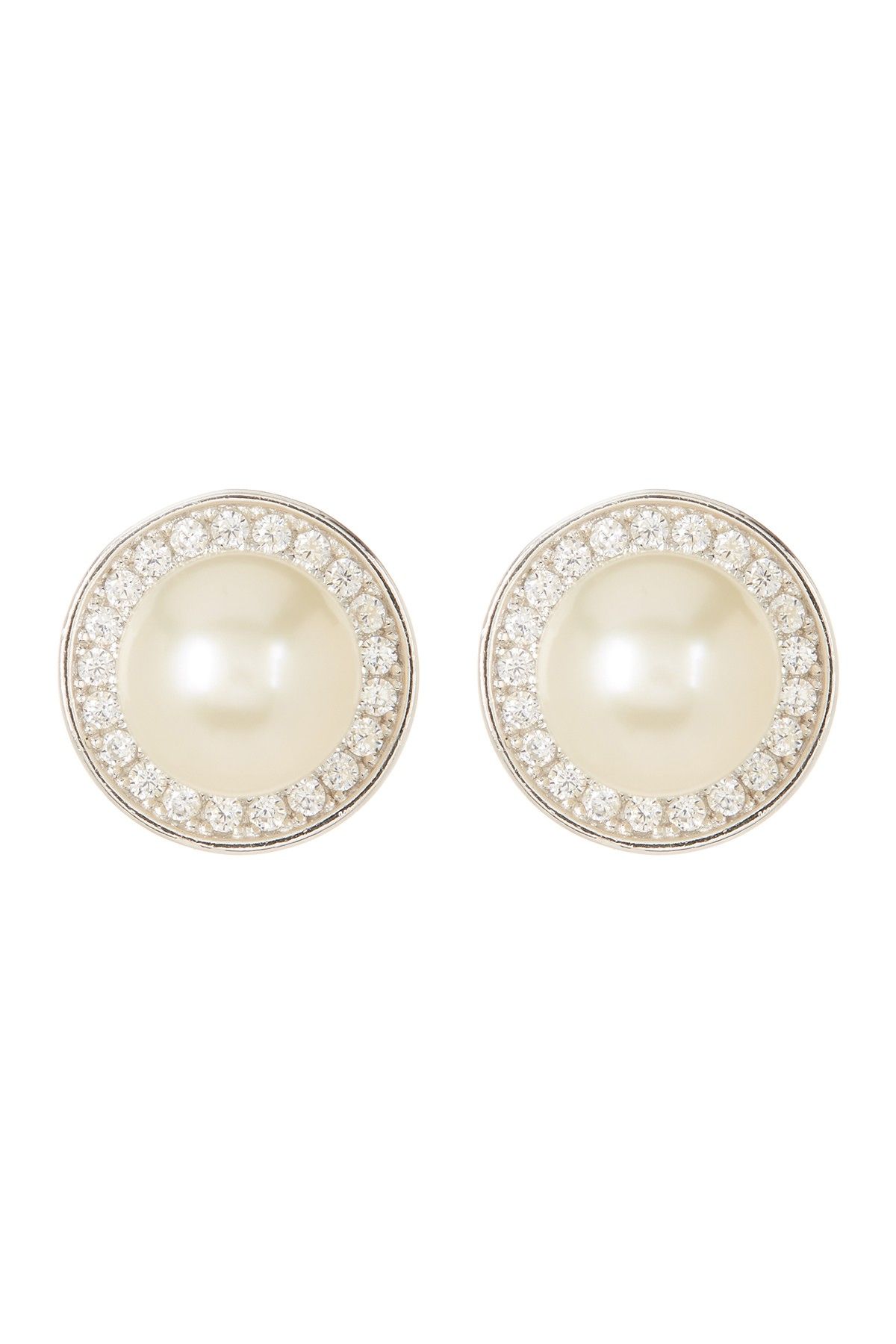 Freshwater pearl stud earrings Gemstone earrings Sterling silver kawaii bow earrings Dainty wedding stud earrings Bridesmaid gift