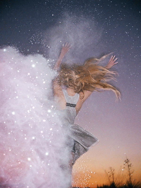 artwork with a sprinkling