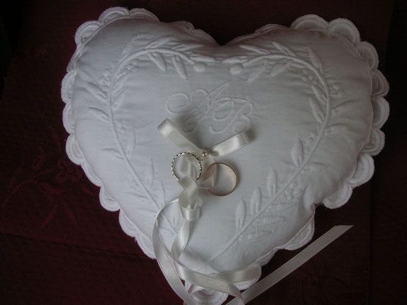 Patron De Coussin De Mariage En Boutis
