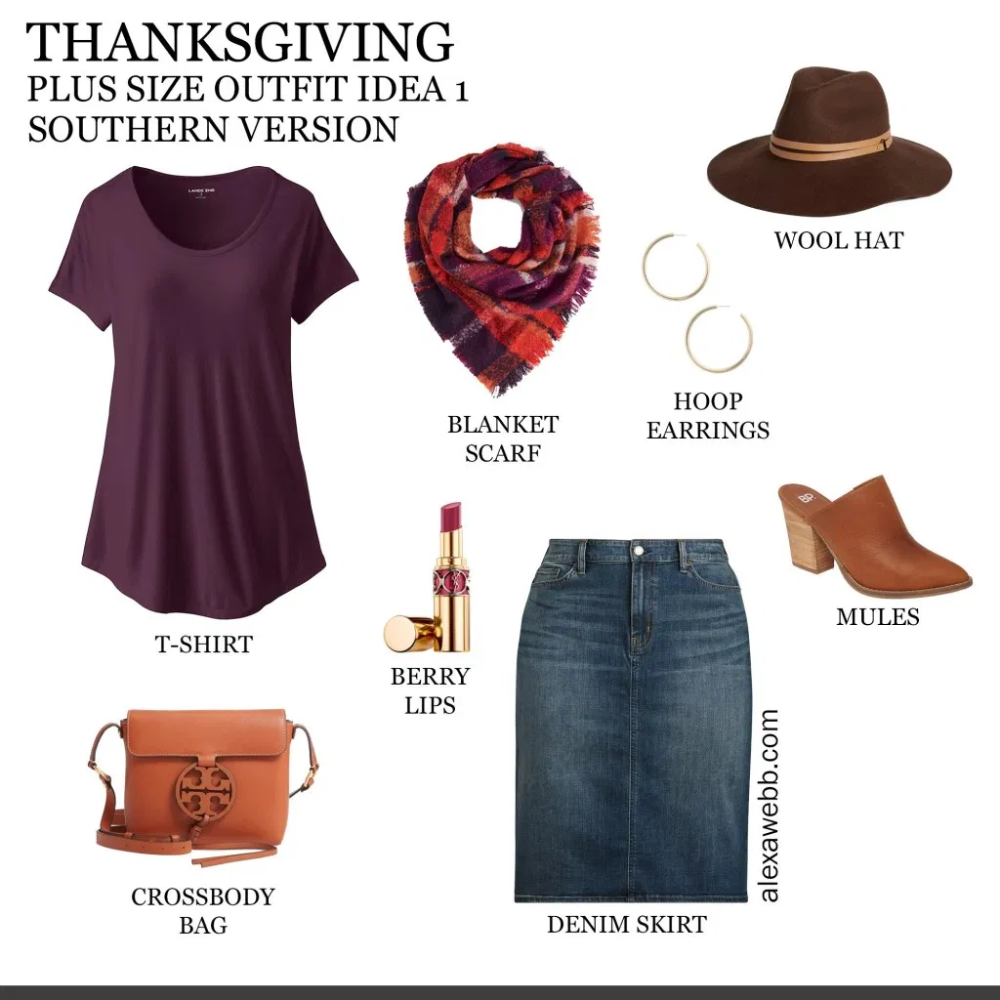 2019 Plus Size Thanksgiving Outfits - Part 1 #thanksgivingoutfit