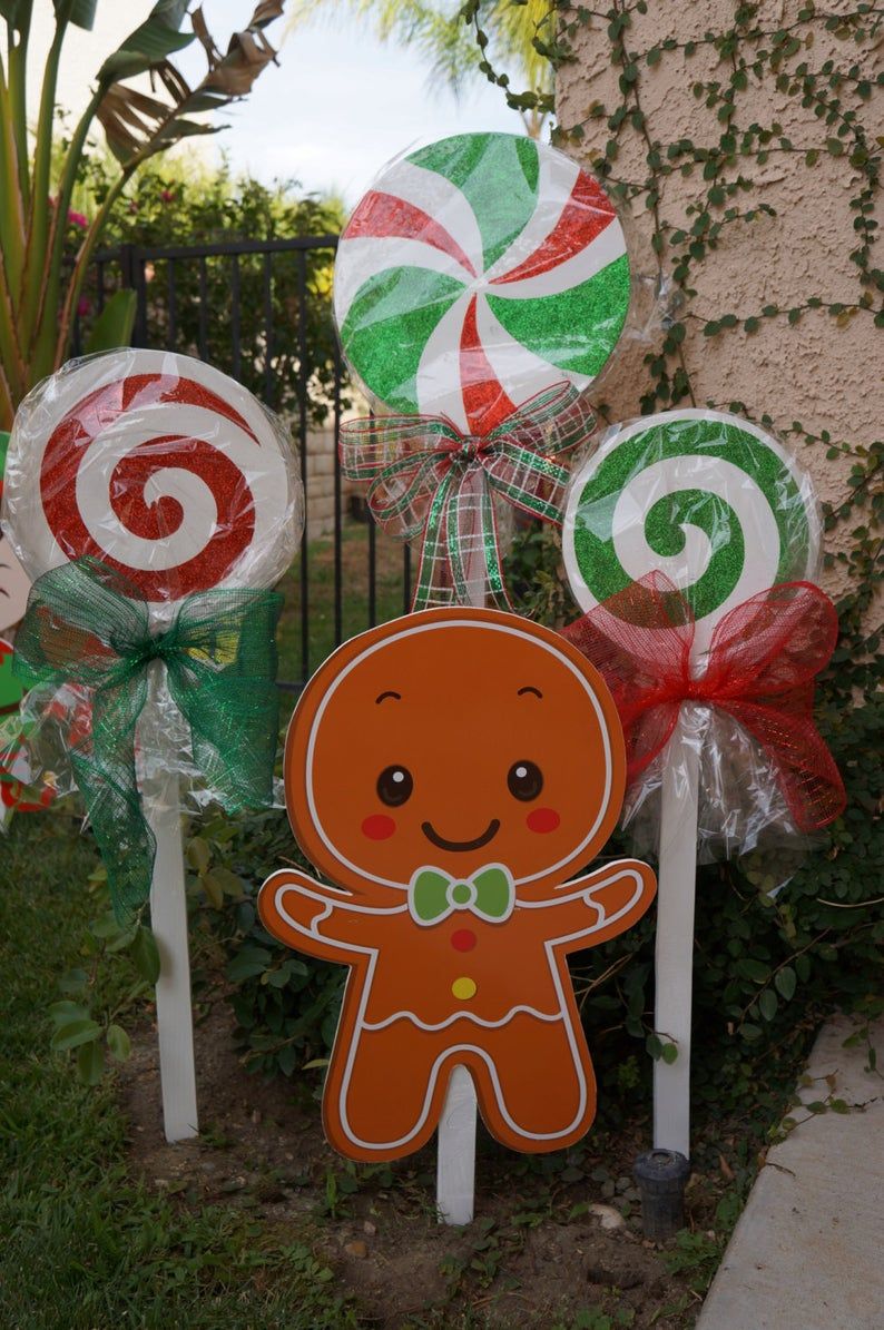 Ginger Bread Dad (only) Christmas Yard decorations Ginger Bread Dad (only) Christmas Yard decorations