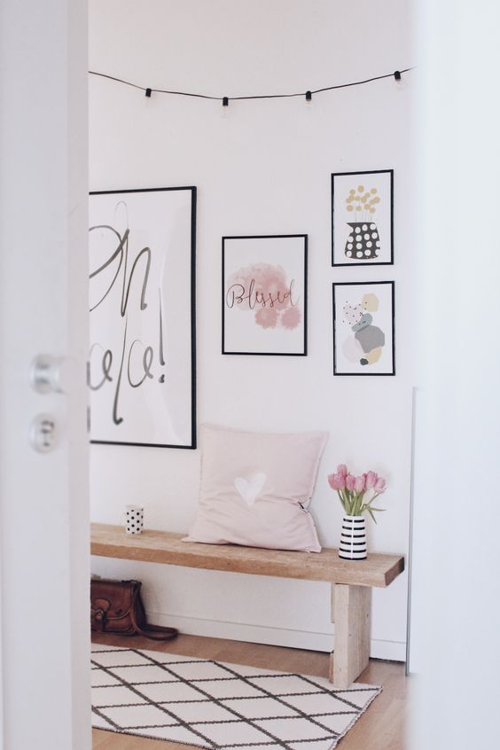 Flur hell und einladend gestalten + Verlosung mit Posterlounge