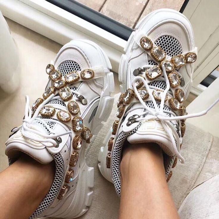 Tenis gucci con piedras cheap