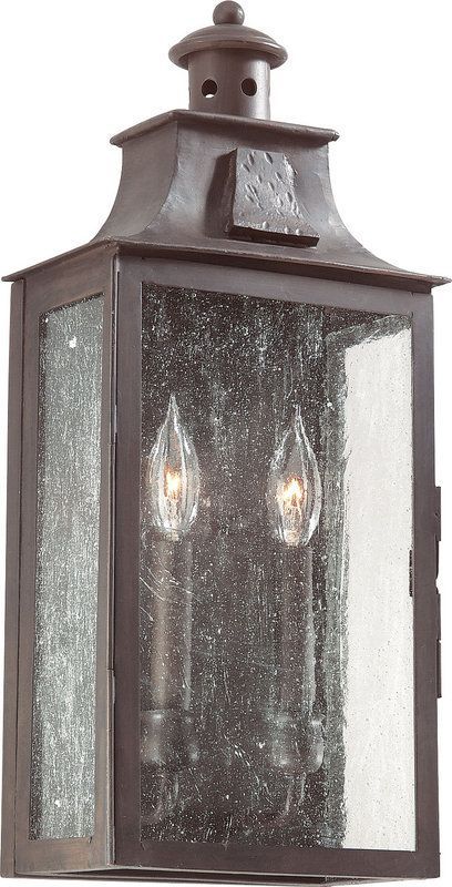 View The Troy Lighting Bcd9008 Newton 2 Light 20 Outdoor Wall View The Troy Lighting Bcd9008 Newton 2 Light 20 Outdoor Wall Sconce With Seedy Gl At Lightingdirect