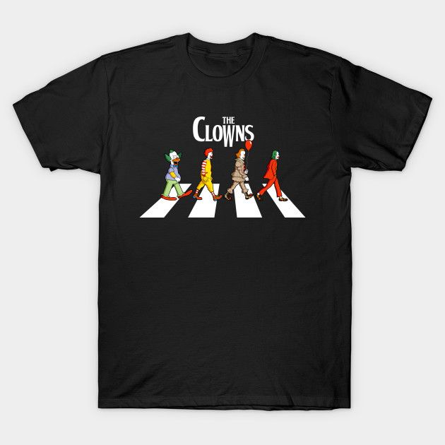 The Clowns - Pop Culture Clown T-Shirt - The Shirt The Clowns - Pop Culture Clown T-Shirt - The Shirt