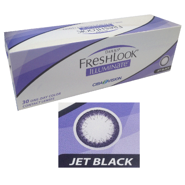 dailies freshlook illuminate jet