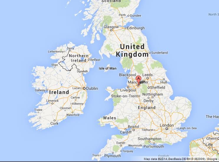 download map uk manchester major tourist attractions maps