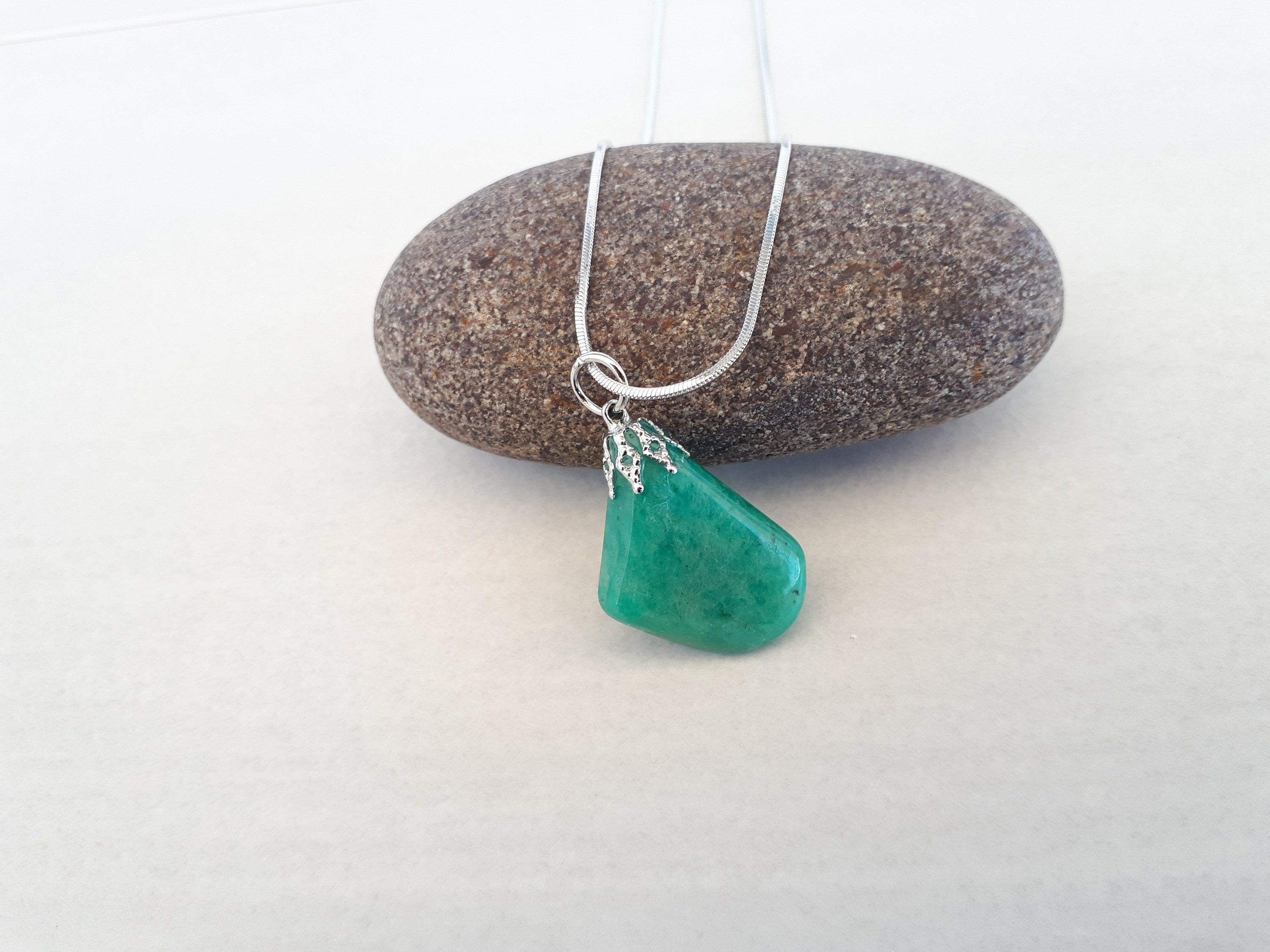 Amazonite Pendant Necklace Amazonite Pendant Amazonite Jewelry