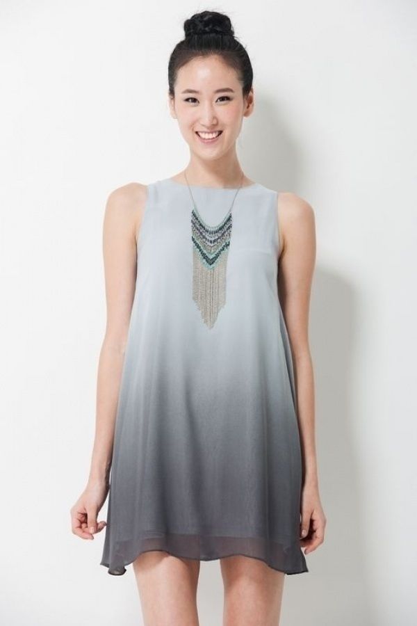Ombre Trapeze Dress
