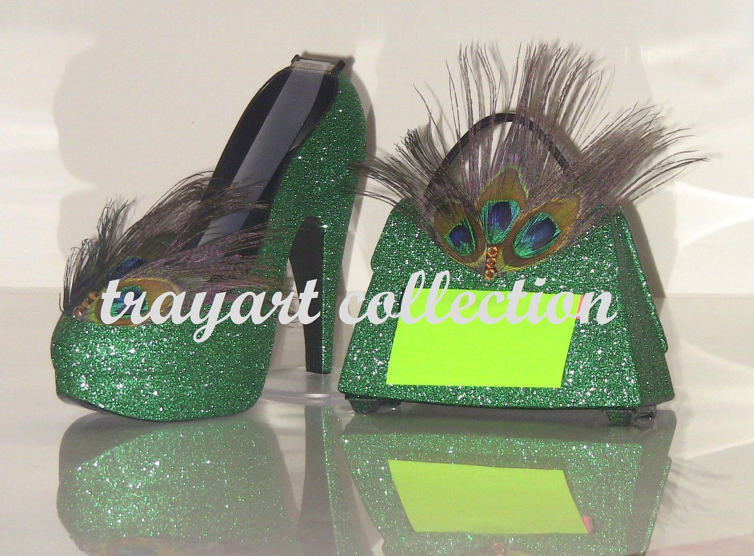 Emerald Green Pea Stiletto Platform High Heel Shoe Tape Emerald Green Pea Stiletto Platform High Heel Shoe Tape Dispenser Purse Pop Up Note Office Supplies Trayart Collection 54 00 Via Etsy